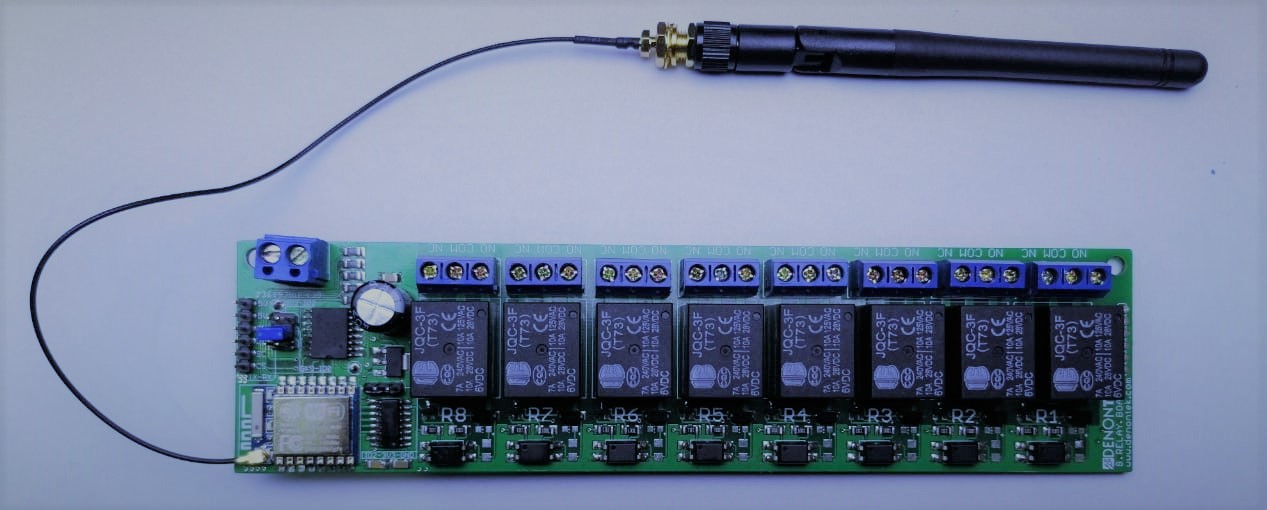denontek-wiseio-esp8266-based-8-relay-iot-board-with-rtc-temperature-humidity-sensor-in-pakistan - 1